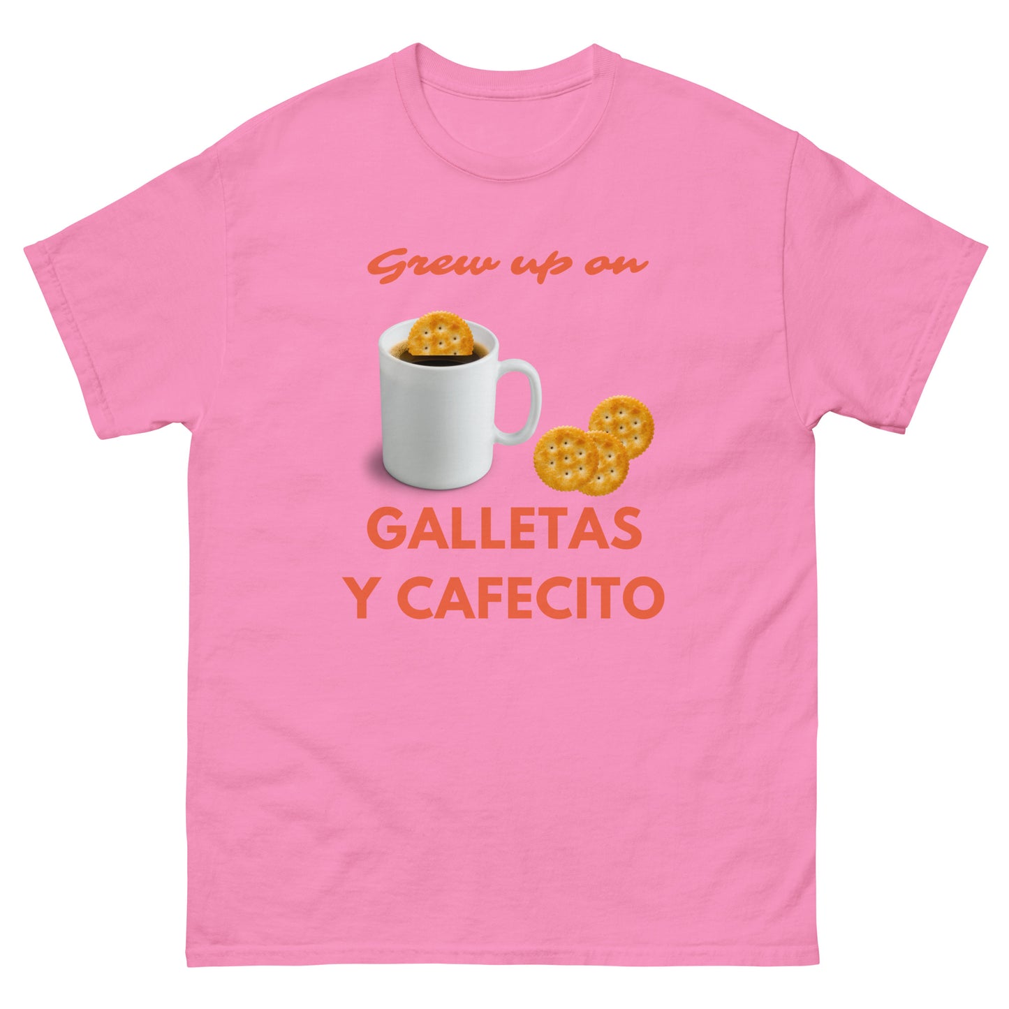 Grew up on Galletas y Cafecito classic tee