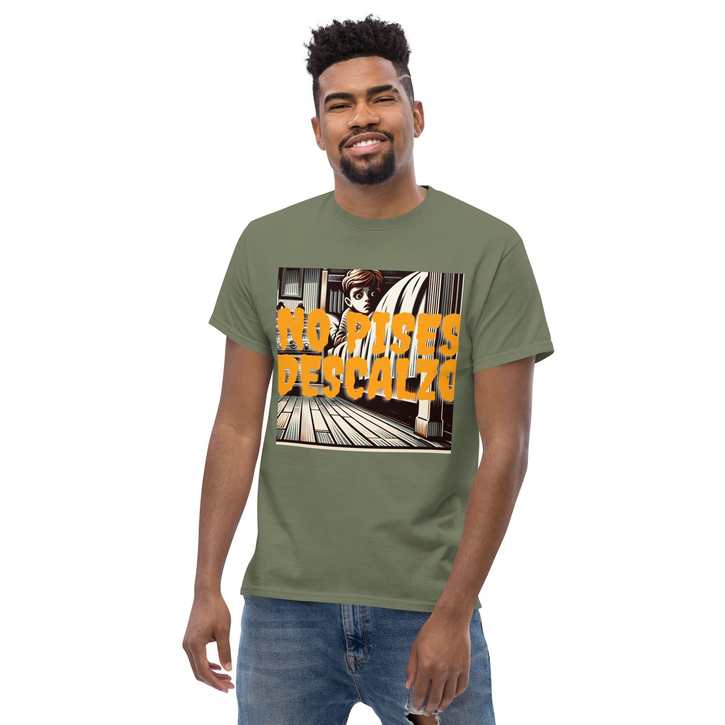 No pises descalzo Men's classic tee