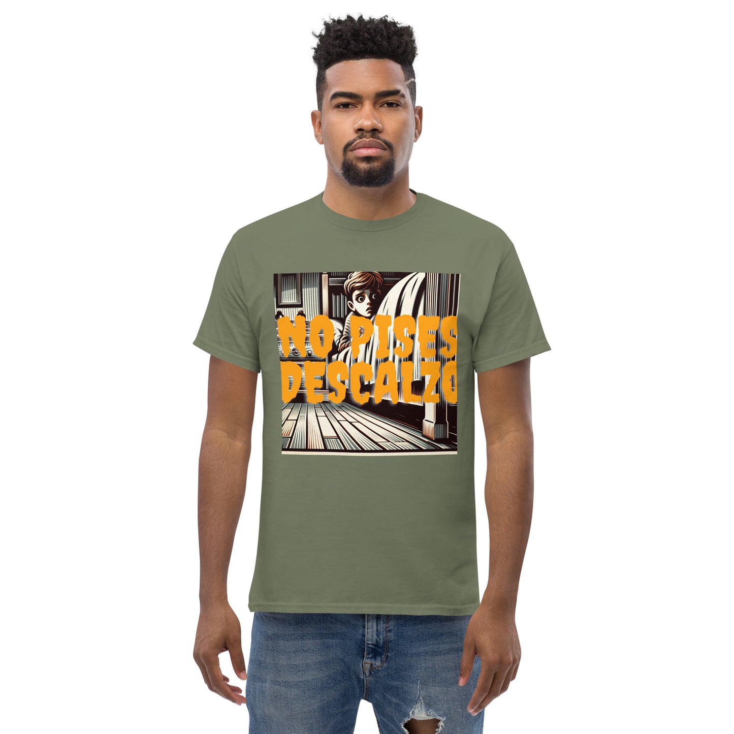 No pises descalzo Men's classic tee